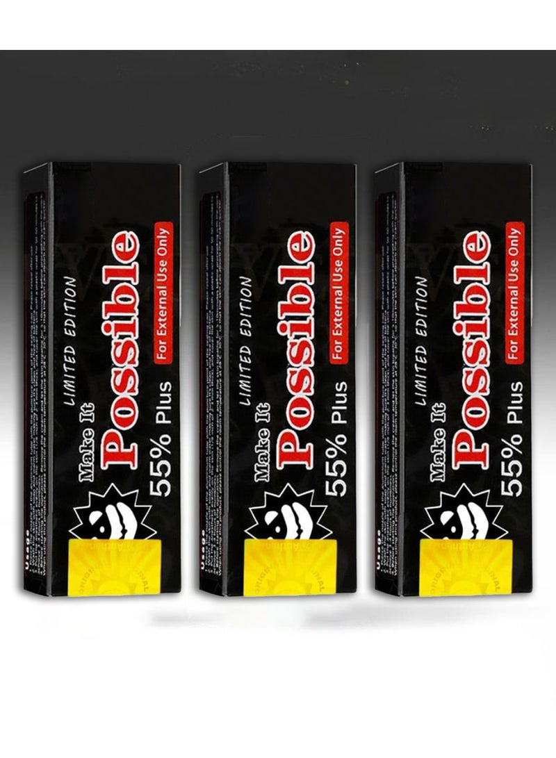 Possible Numbing Cream - Possible TKTX Limited Edition - 55% More Absorption and Numb - Emla - Anesthetic Cream - Tattoo Numbing Cream - 3 Packs - Image 1
